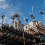 Bangunan proyek yang sedang dibangun